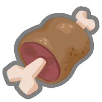 Fleisch am Knochen