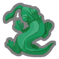 Reptilienfigur